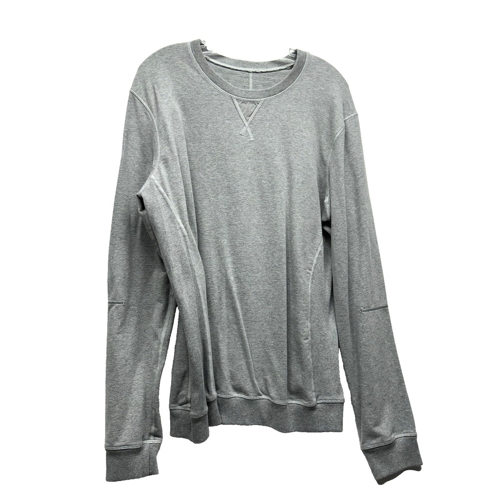 Lululemon Men's Grey Sweatshirt Medium/Large Crew Neck (G4)